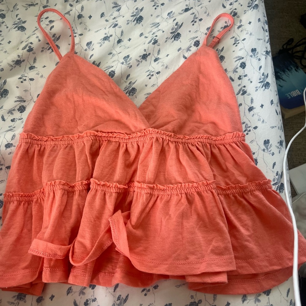 ruffle tank top